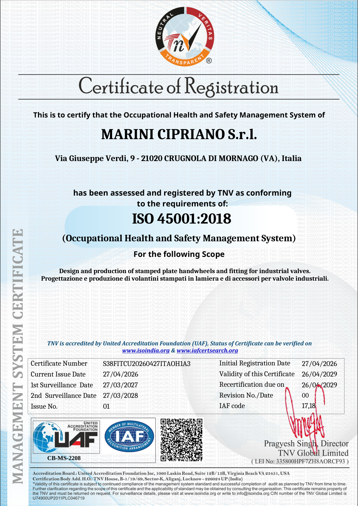 ISO-45001-Zertifikat-Seite-1